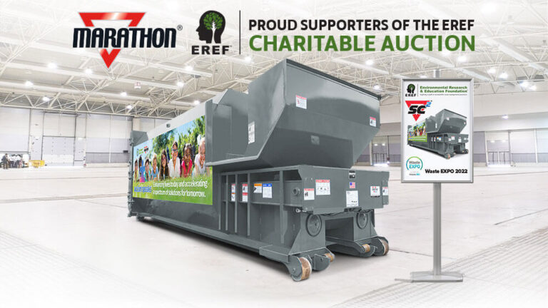 Marathon Equipment to donate trash compactor to EREF auction