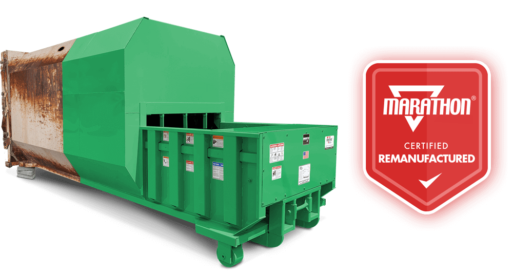 Remanufactured used compactors and balers for sale